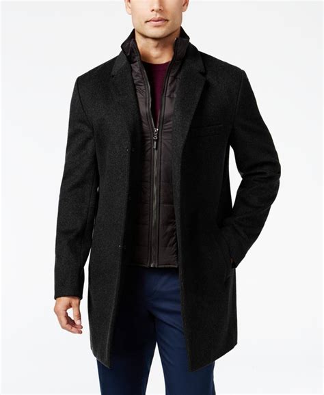 buy michael kors mens winter jackets|michael kors men's overcoat macy's.